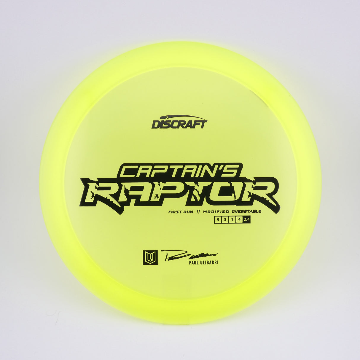 1st Run Captain's Raptor - Special Blend Z