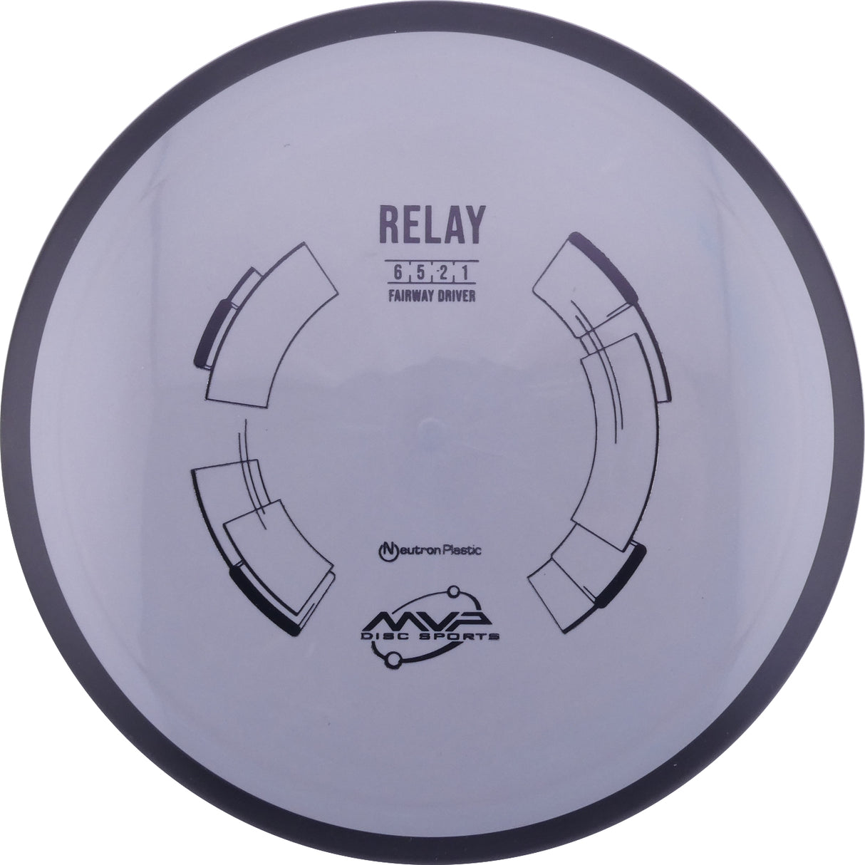 MVP Neutron Relay 170-175g slightly understable fairway driver disc golf disc
