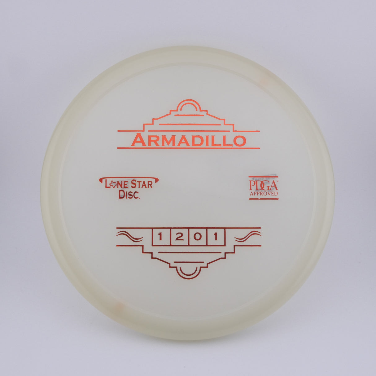 Alpha Glow Armadillo 173-176g disc golf disc