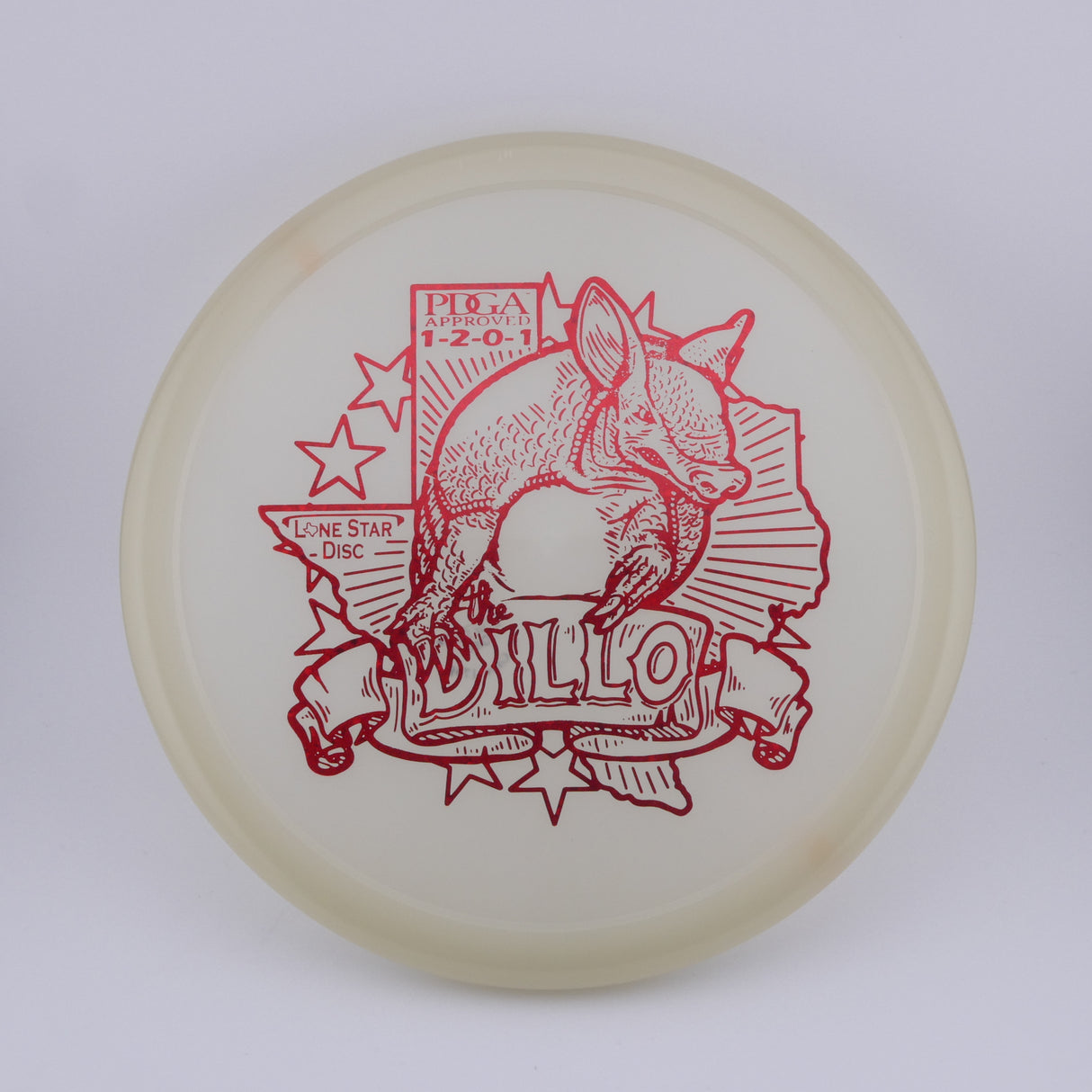 Alpha Glow Armadillo 173-176g disc golf disc