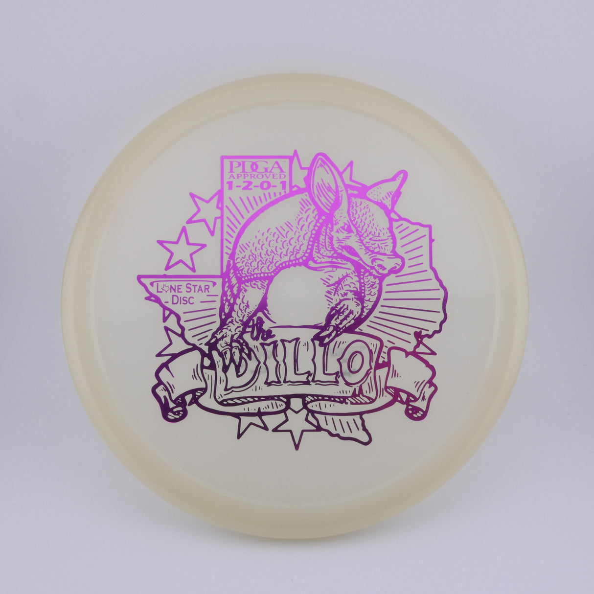 Alpha Glow Armadillo 173-176g disc golf disc
