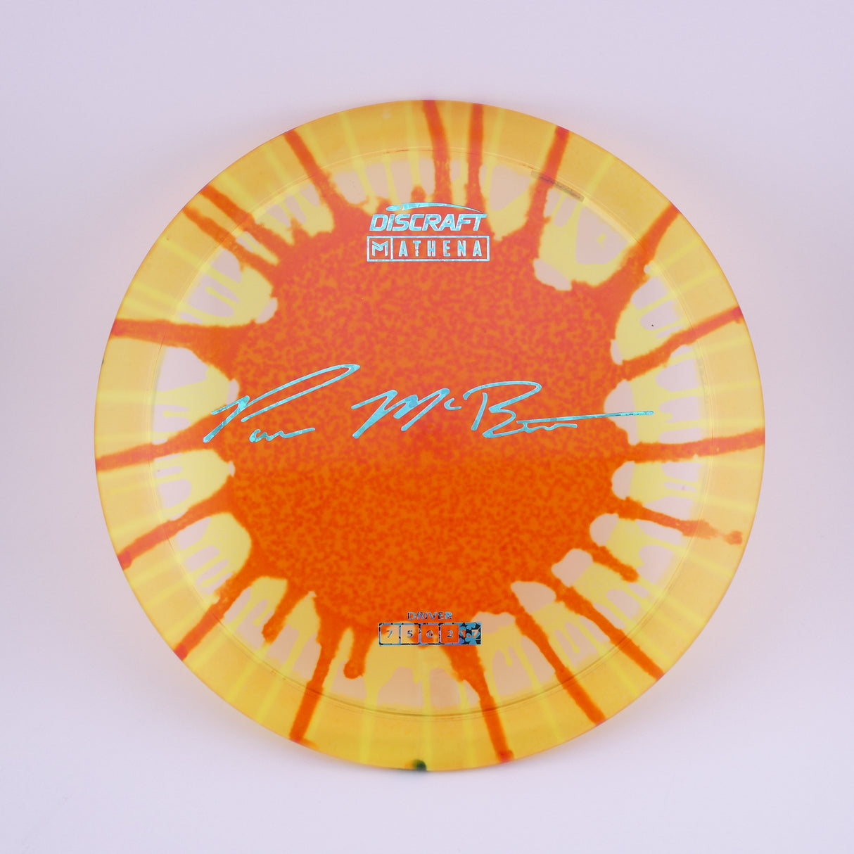 Discraft Paul McBeth Fly Dye Z Athena 173-174g control driver disc golf disc