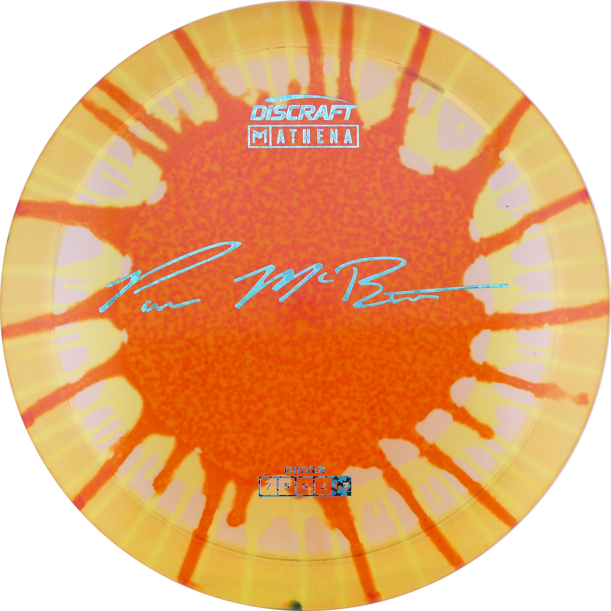 Discraft Paul McBeth Fly Dye Z Athena 173-174g control driver disc golf disc