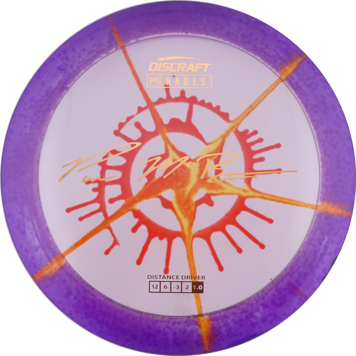 Discraft Paul McBeth Fly Dye Z Hades 173-174g distance driver disc golf disc