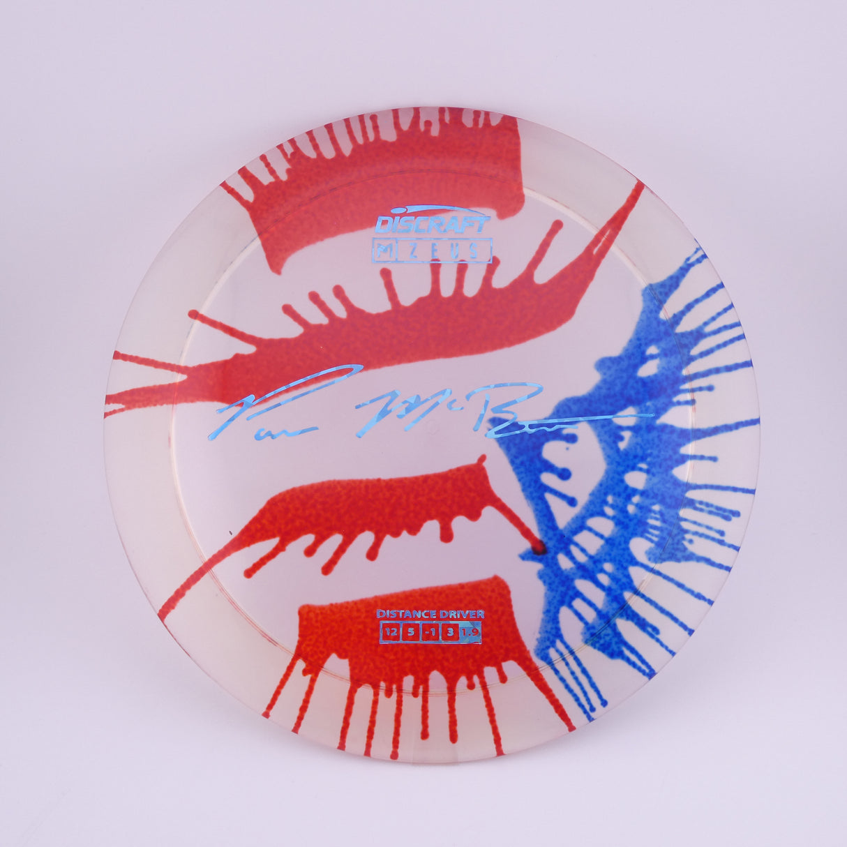 Discraft Paul McBeth Fly Dye Z Zeus 173-174g distance driver disc golf disc