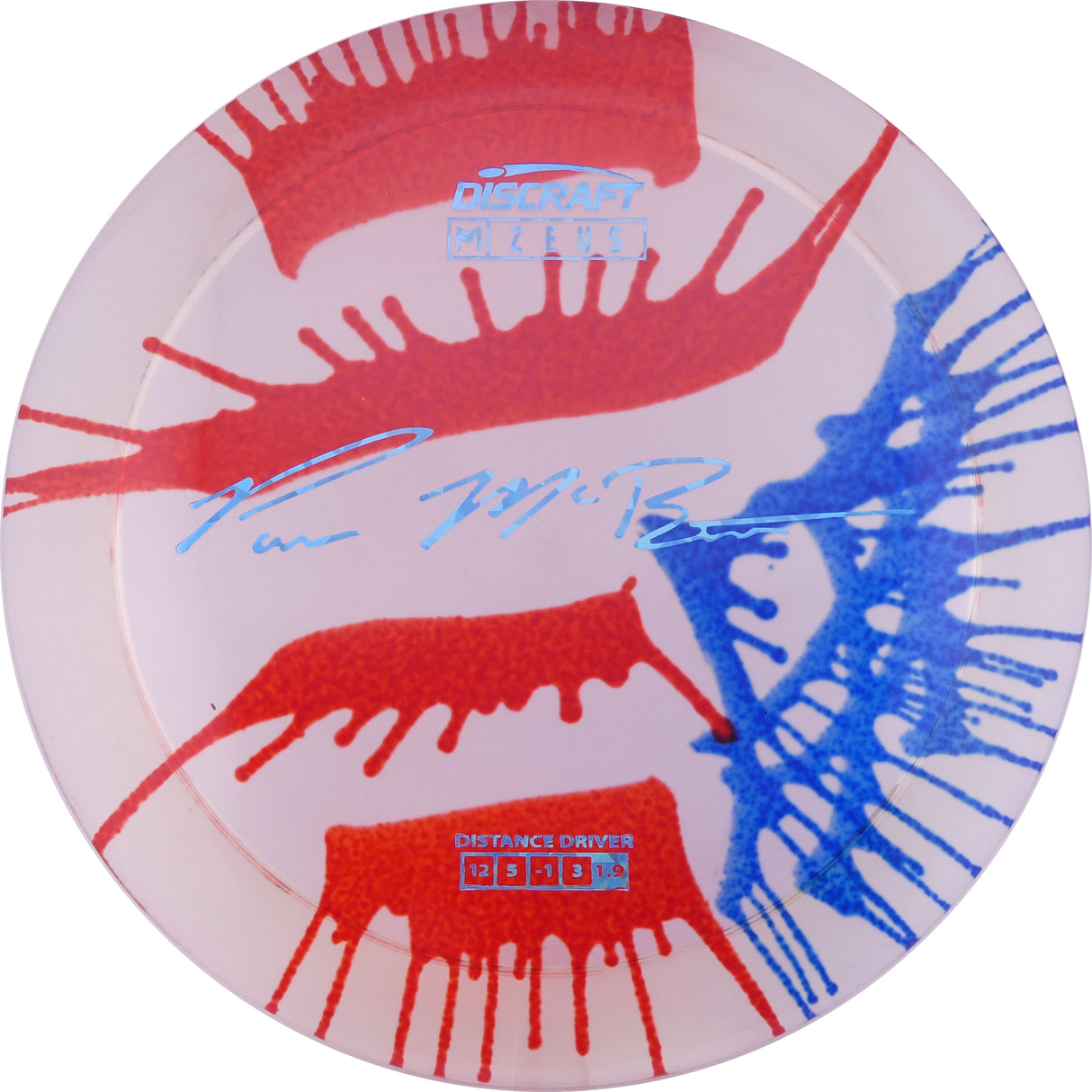 Discraft Paul McBeth Fly Dye Z Zeus 173-174g distance driver disc golf disc