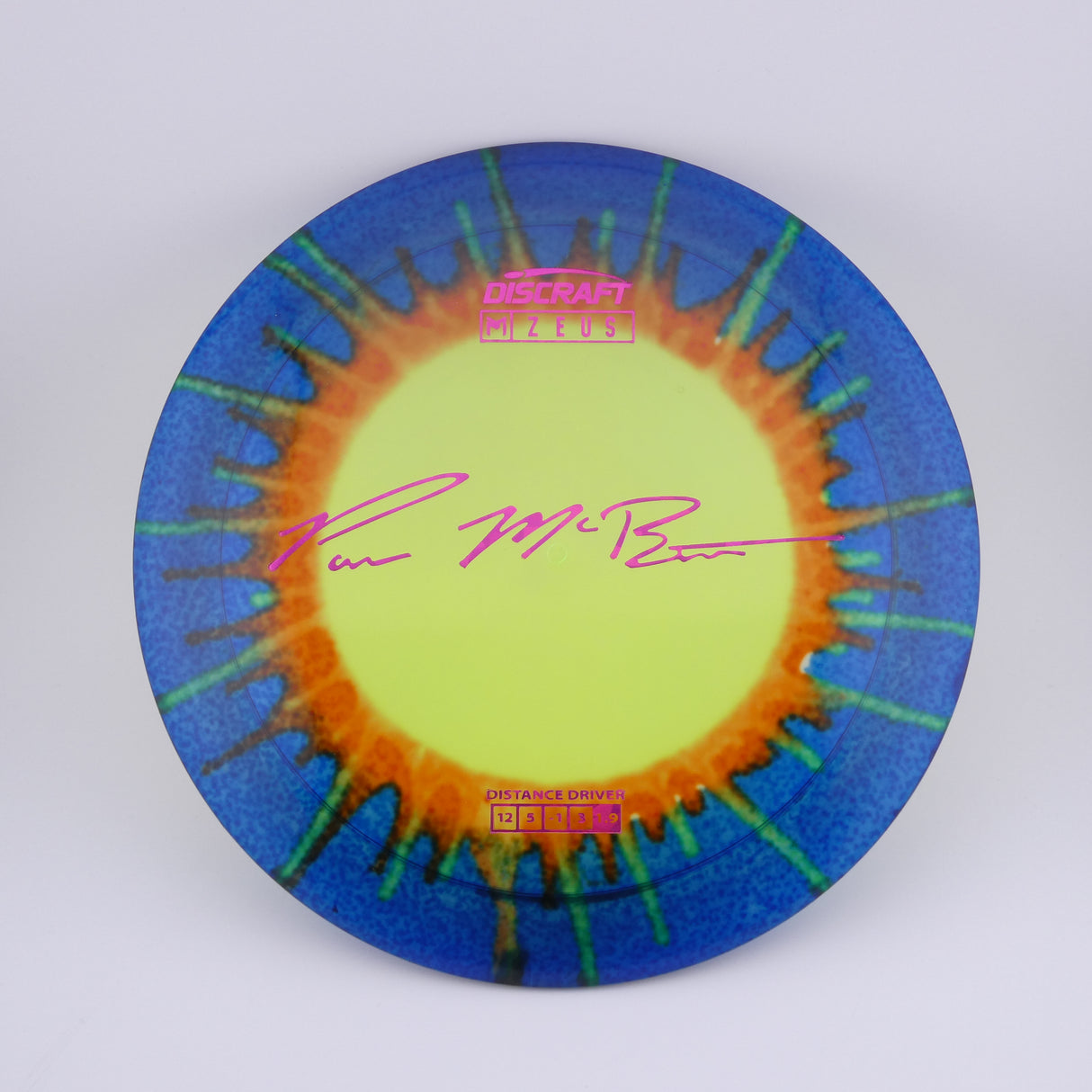 Discraft Paul McBeth Fly Dye Z Zeus 173-174g distance driver disc golf disc