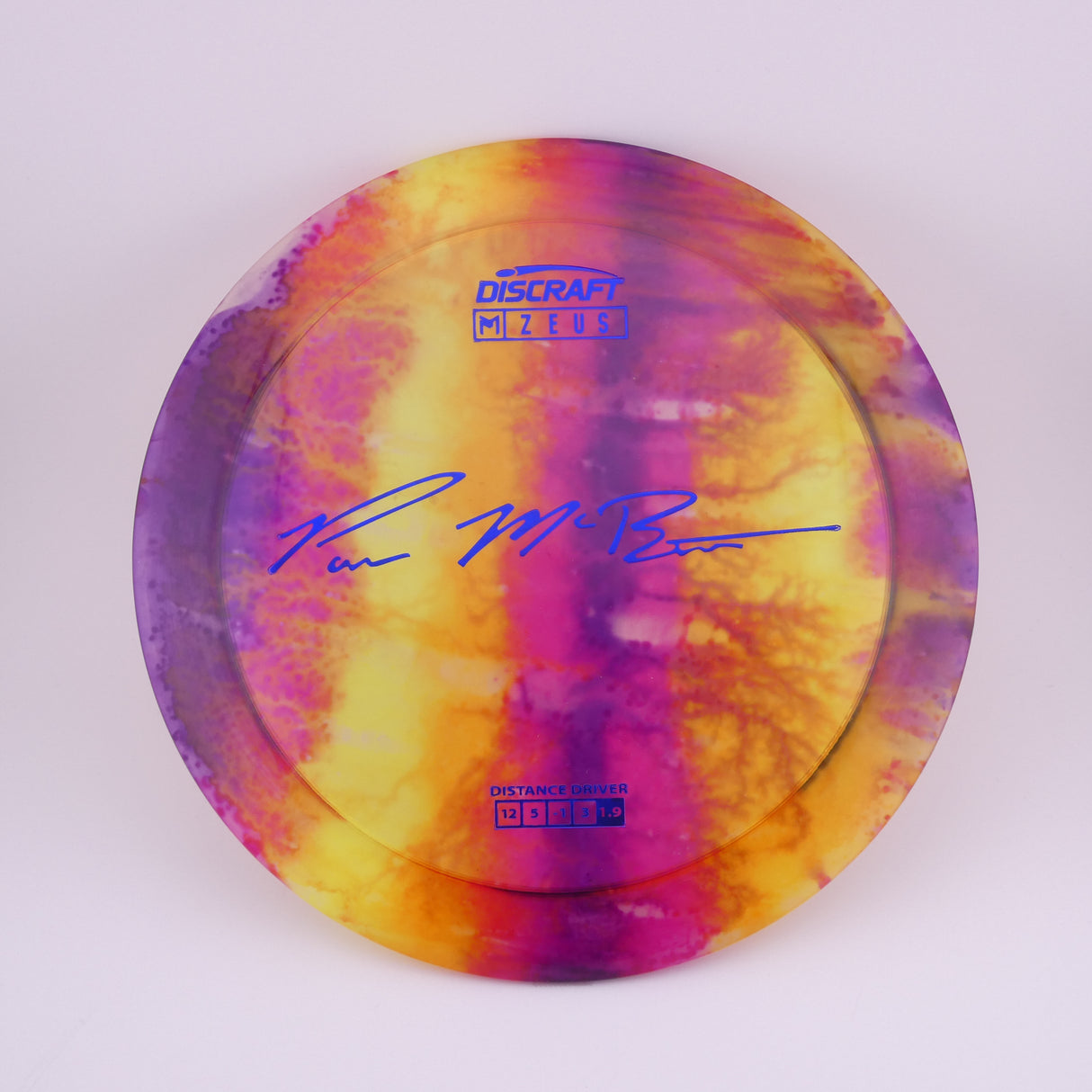 Discraft Paul McBeth Fly Dye Z Zeus 173-174g distance driver disc golf disc