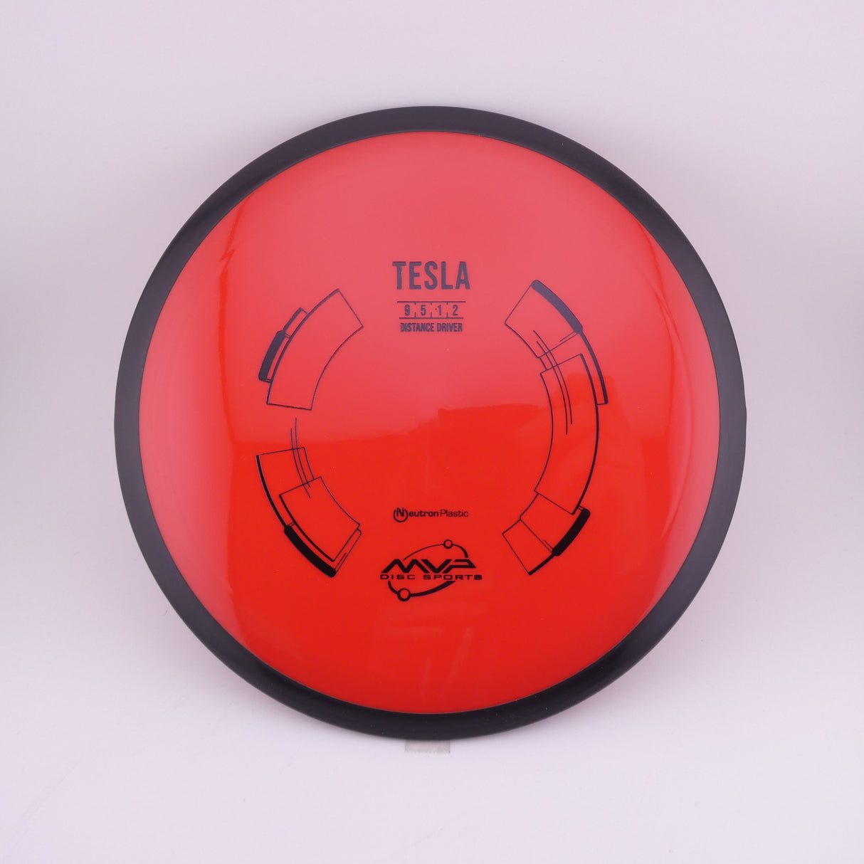 MVP Neutron Tesla 170-175g slightly overstable distance driver disc golf disc