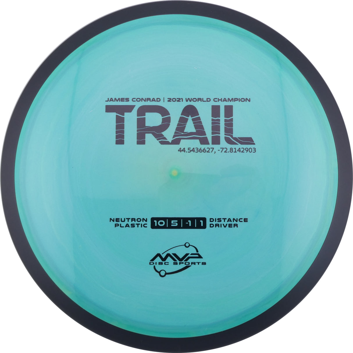 MVP Neutron Trail 170-175g slightly understable distance driver disc golf disc
