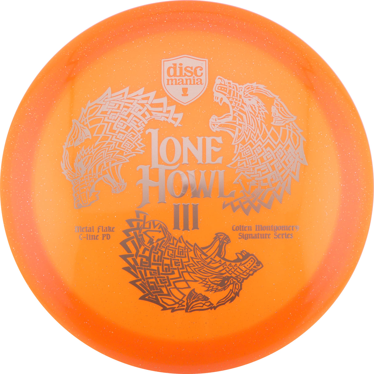 Discmania Metal Flake C-Line PD - Lone Howl 3 167-169g control driver disc golf disc