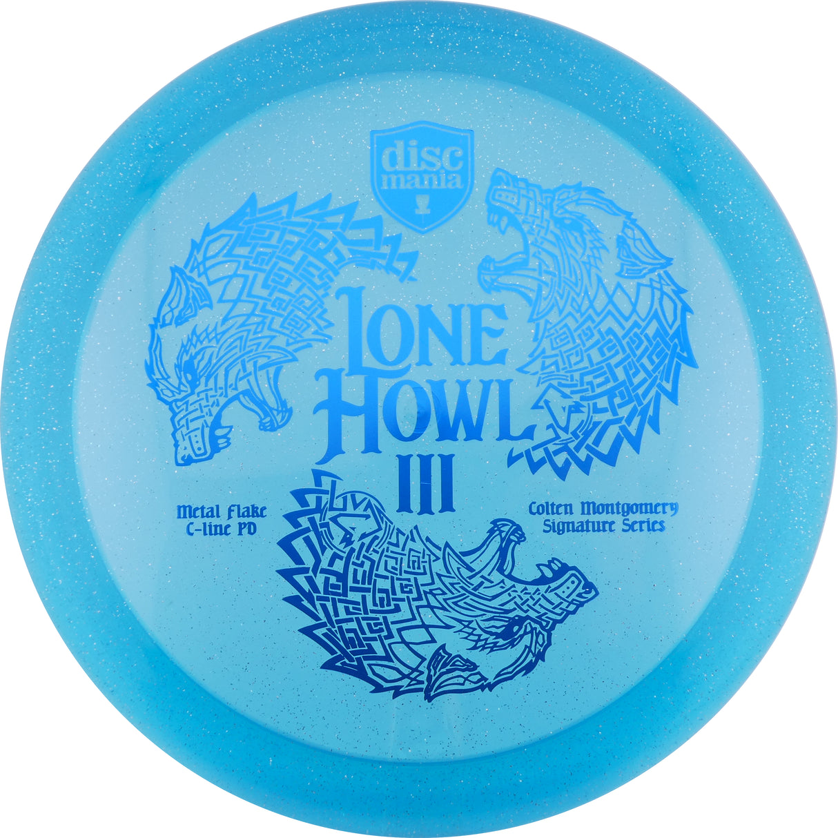 Discmania Metal Flake C-Line PD - Lone Howl 3 173-176g control driver disc golf disc