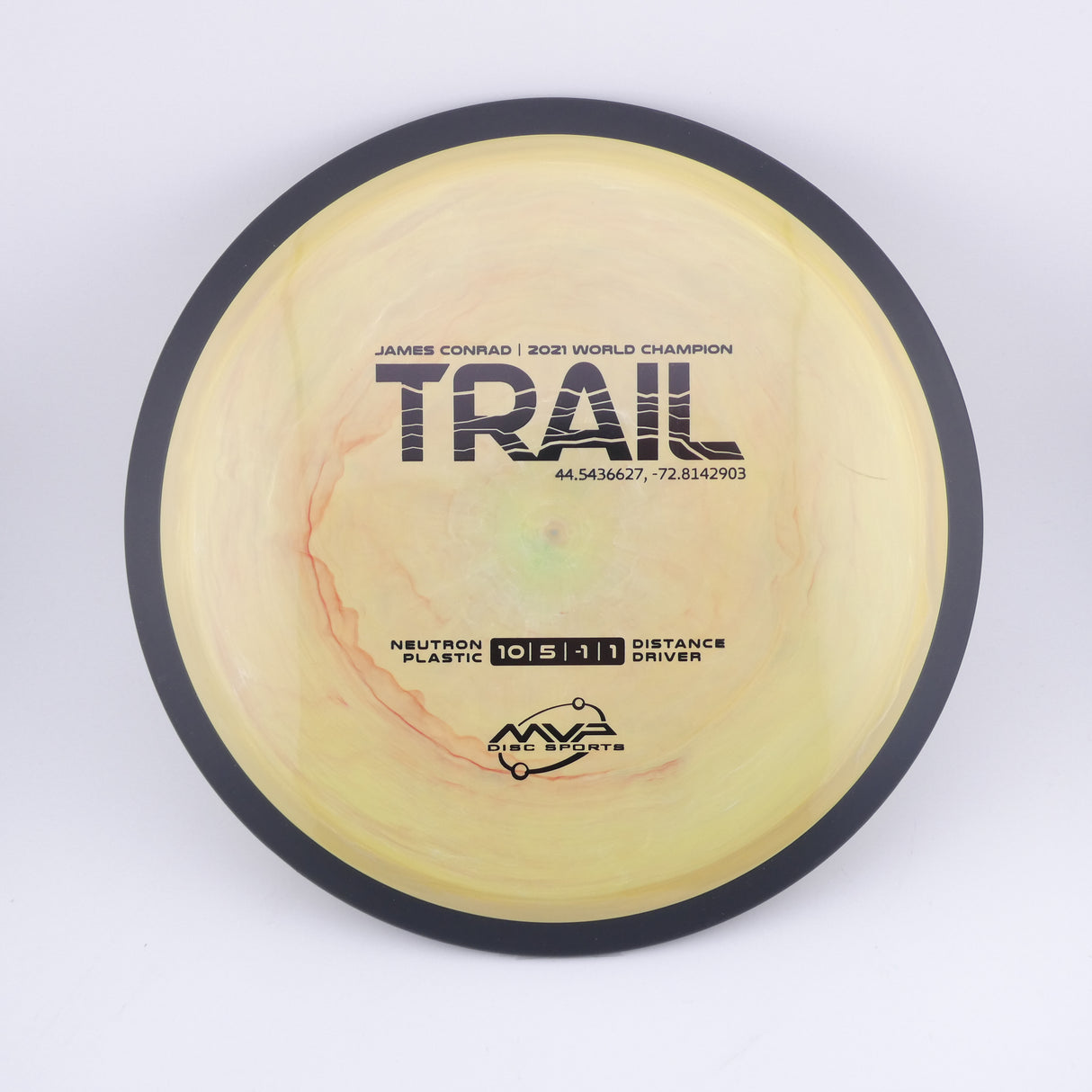 MVP Neutron Trail 165-169g slightly understable distance driver disc golf disc