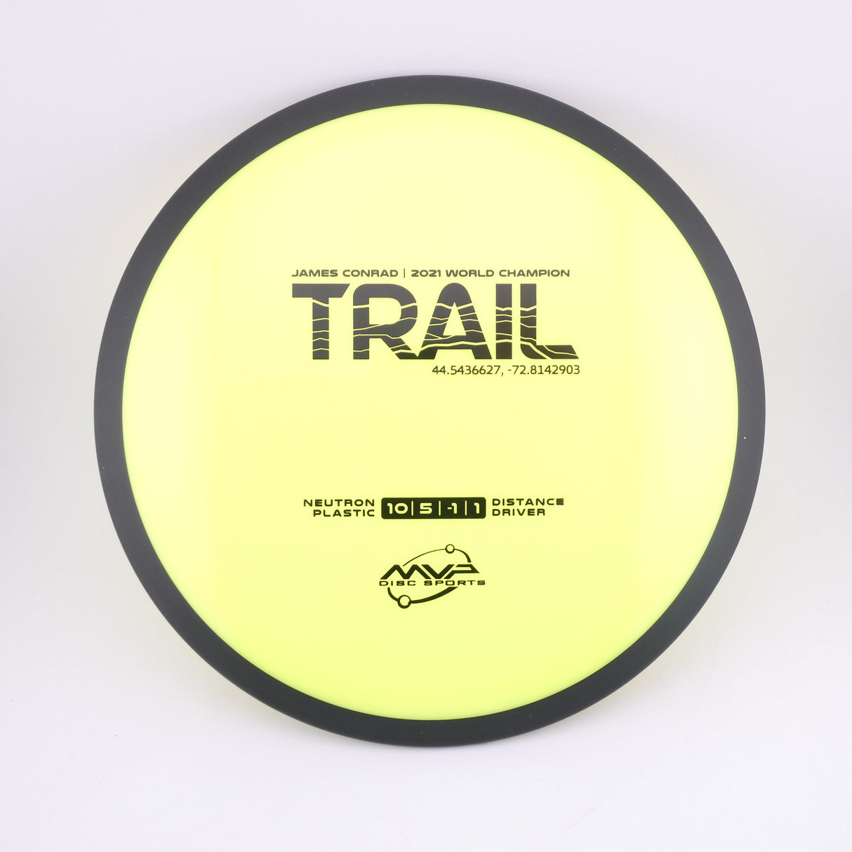 MVP Neutron Trail 165-169g slightly understable distance driver disc golf disc