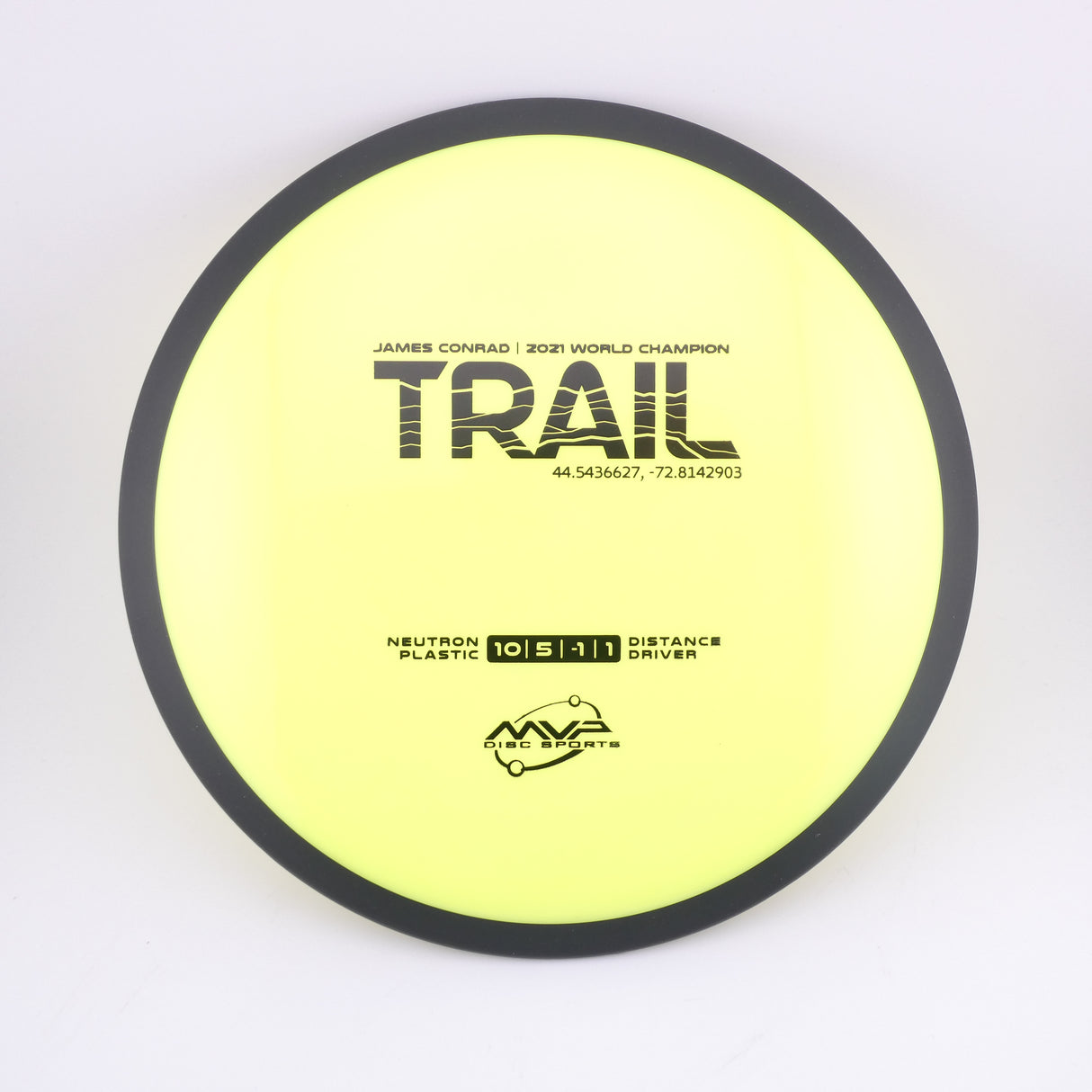 MVP Neutron Trail 165-169g slightly understable distance driver disc golf disc