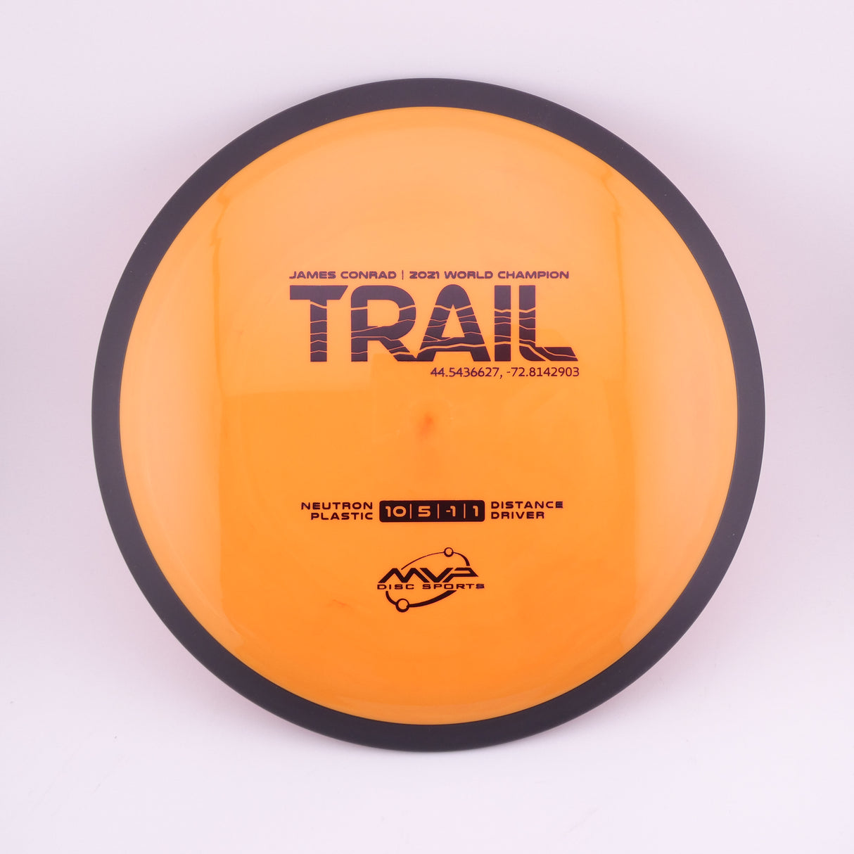 MVP Neutron Trail 165-169g slightly understable distance driver disc golf disc