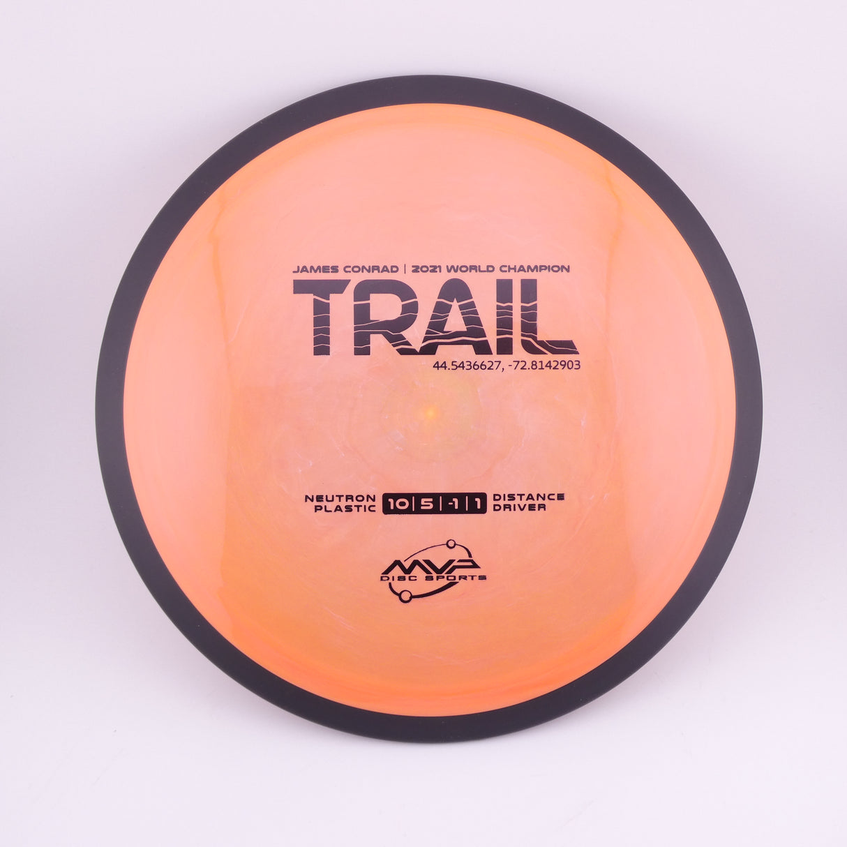 MVP Neutron Trail 165-169g slightly understable distance driver disc golf disc