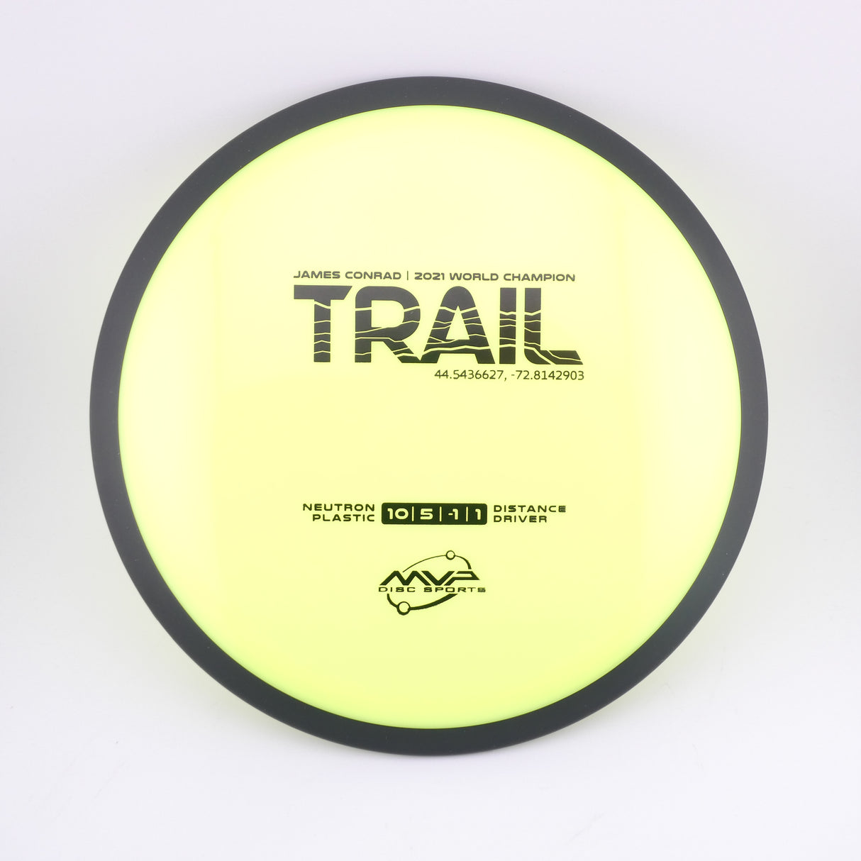 MVP Neutron Trail 170-175g slightly understable distance driver disc golf disc