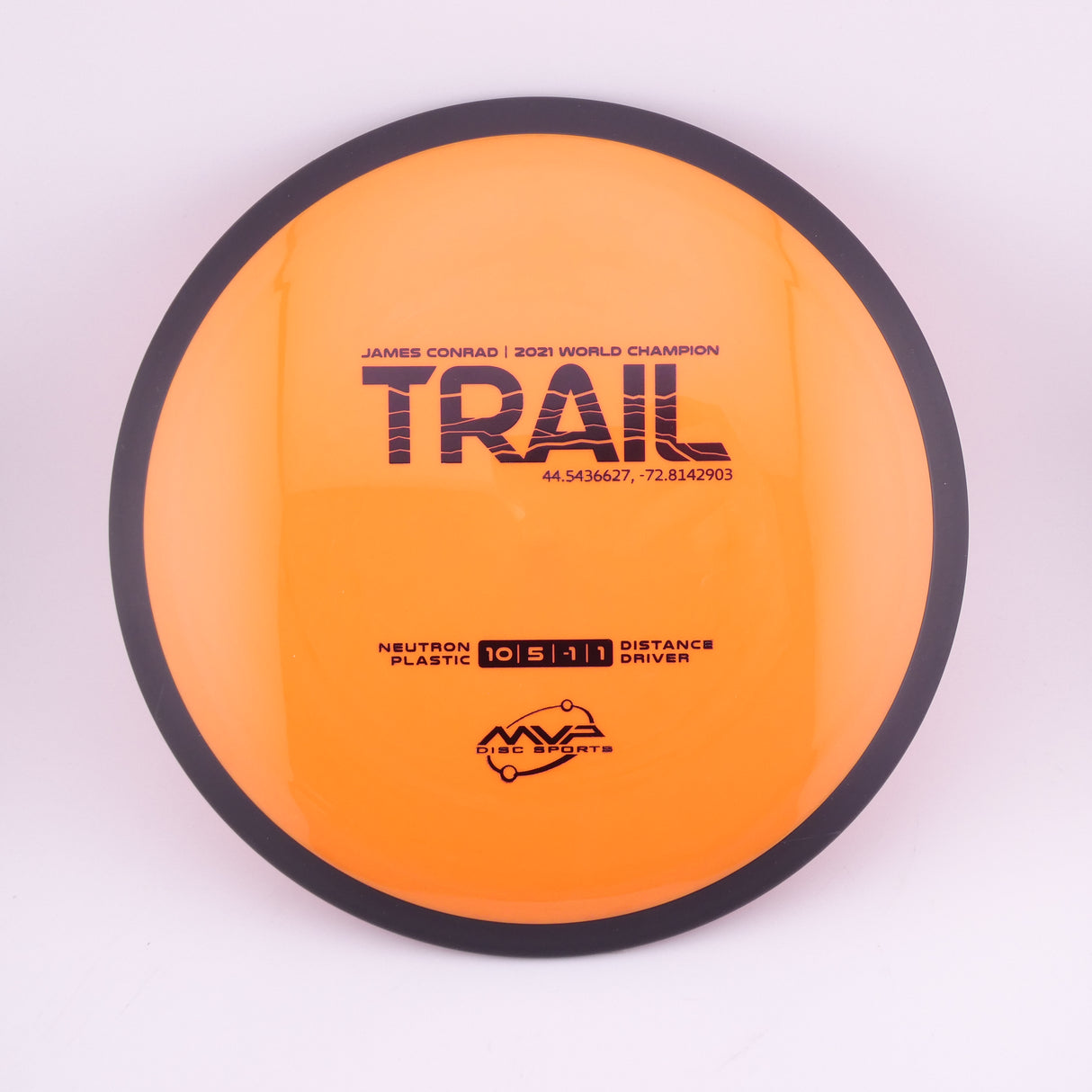 MVP Neutron Trail 170-175g slightly understable distance driver disc golf disc