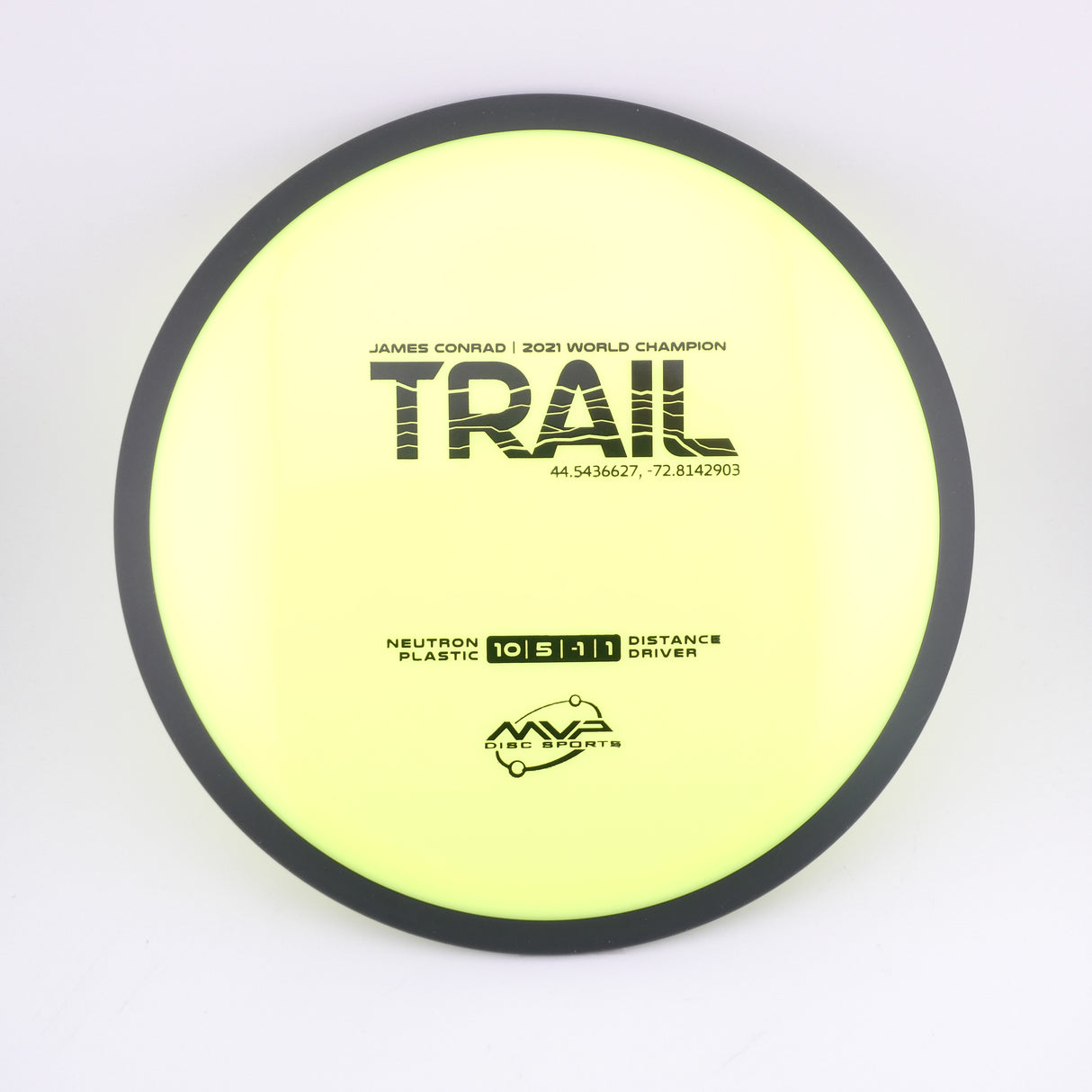 MVP Neutron Trail 170-175g slightly understable distance driver disc golf disc