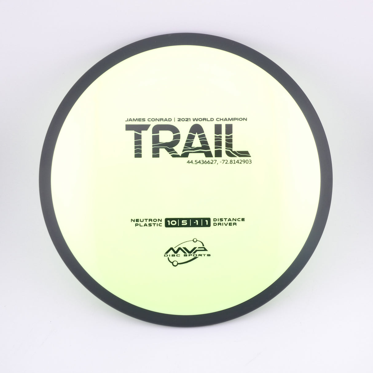 MVP Neutron Trail 170-175g slightly understable distance driver disc golf disc
