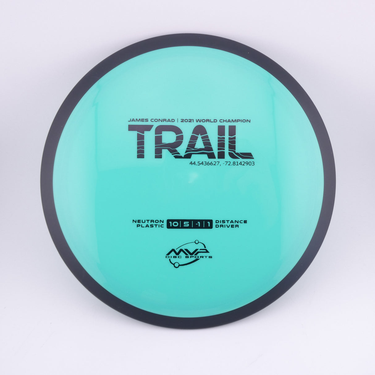 MVP Neutron Trail 170-175g slightly understable distance driver disc golf disc