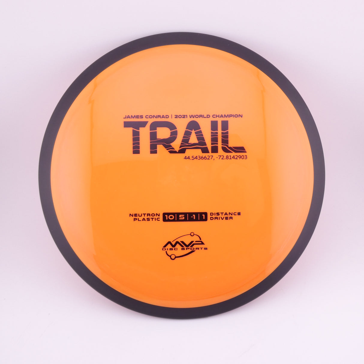 MVP Neutron Trail 170-175g slightly understable distance driver disc golf disc