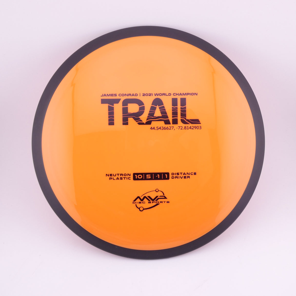 MVP Neutron Trail 170-175g slightly understable distance driver disc golf disc