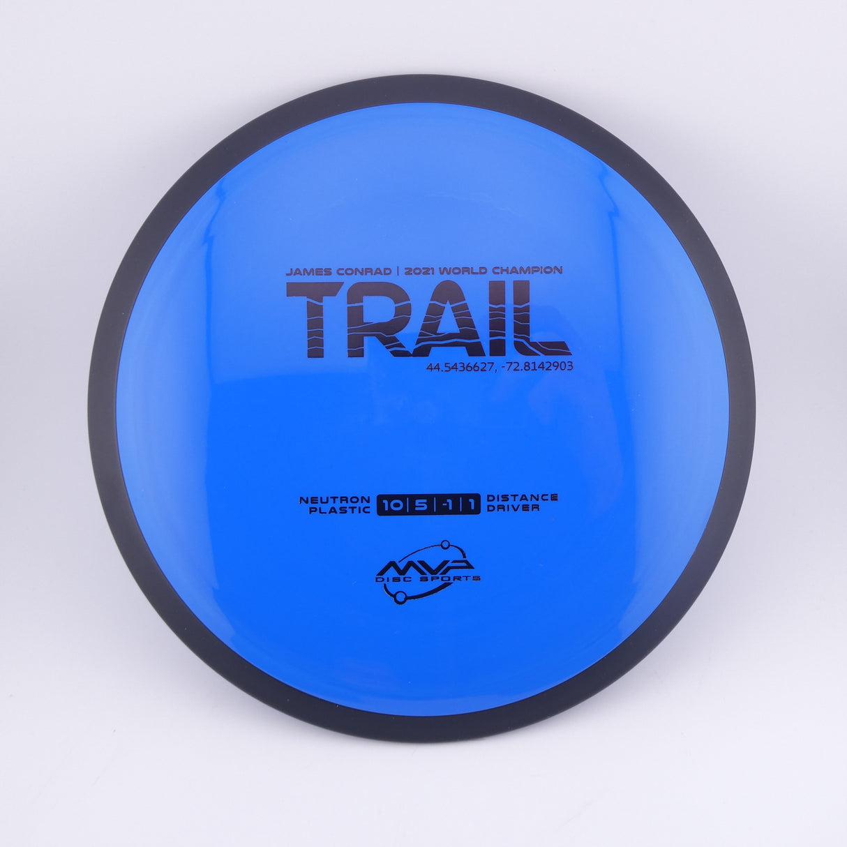 MVP Neutron Trail 170-175g slightly understable distance driver disc golf disc