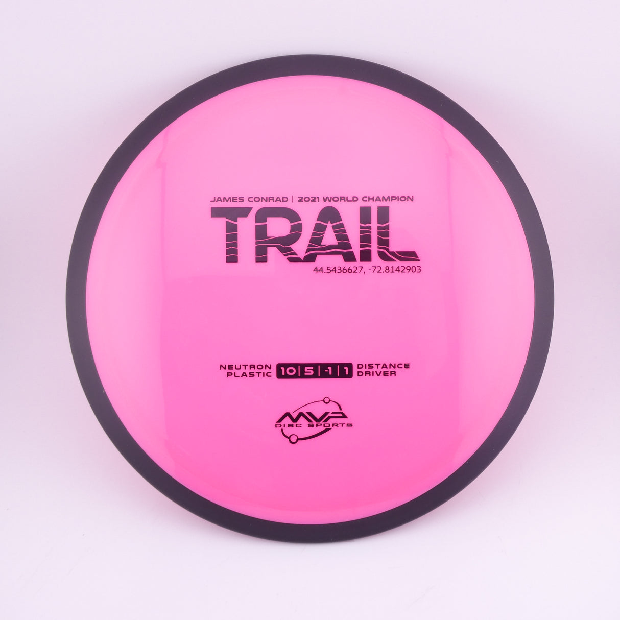 MVP Neutron Trail 170-175g slightly understable distance driver disc golf disc