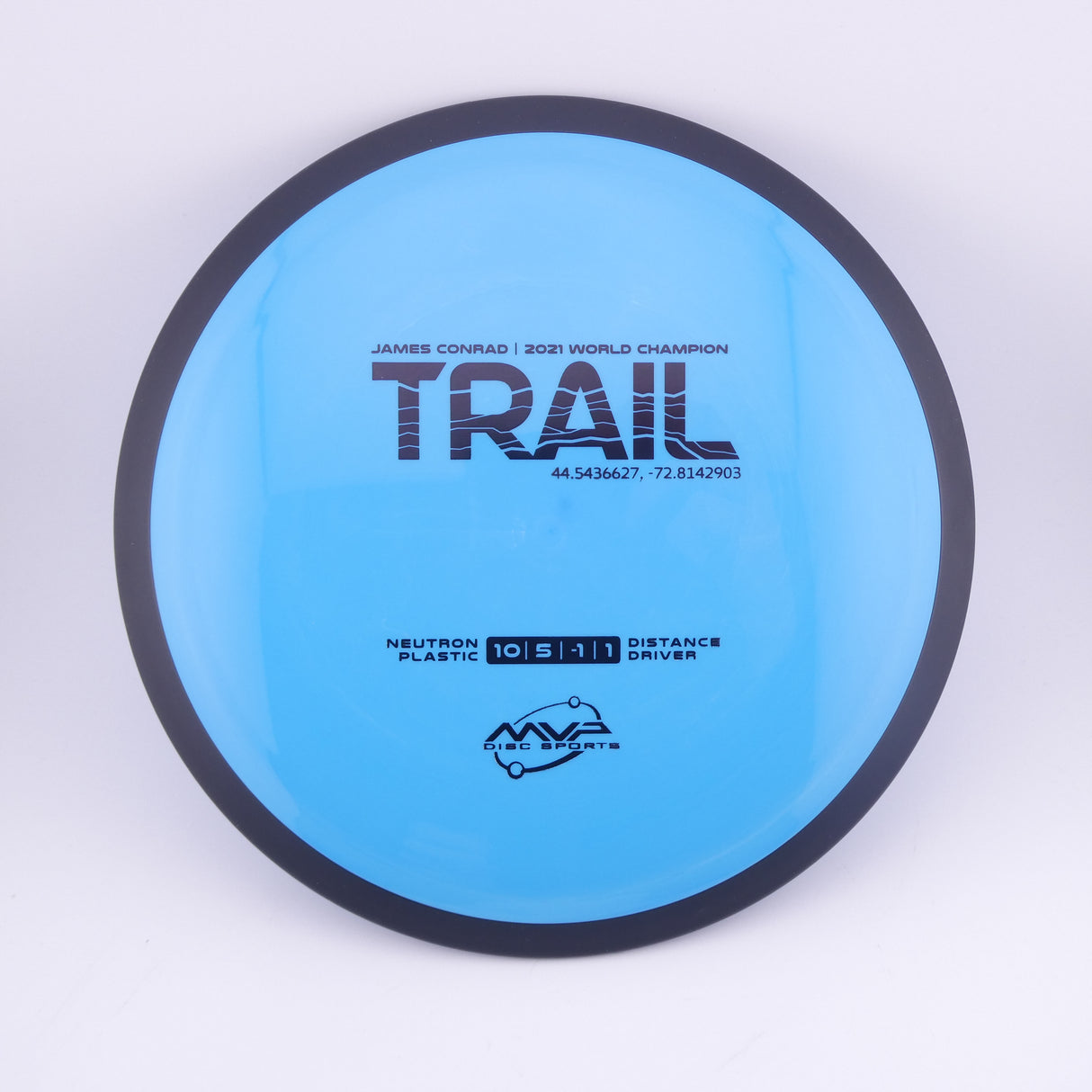 MVP Neutron Trail 170-175g slightly understable distance driver disc golf disc