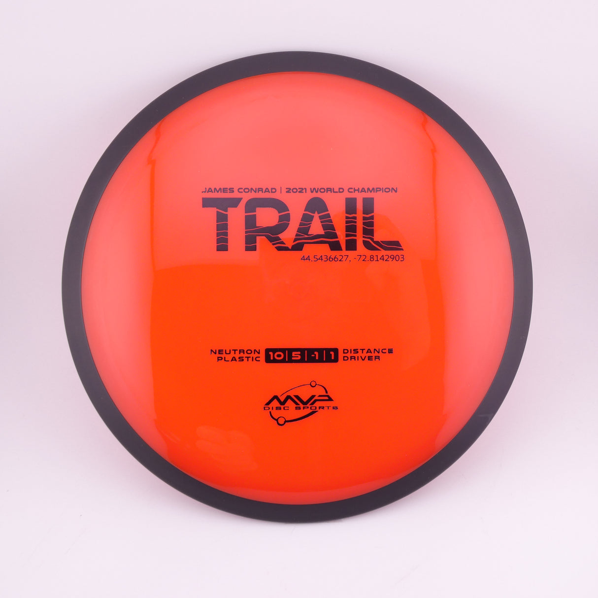 MVP Neutron Trail 170-175g slightly understable distance driver disc golf disc