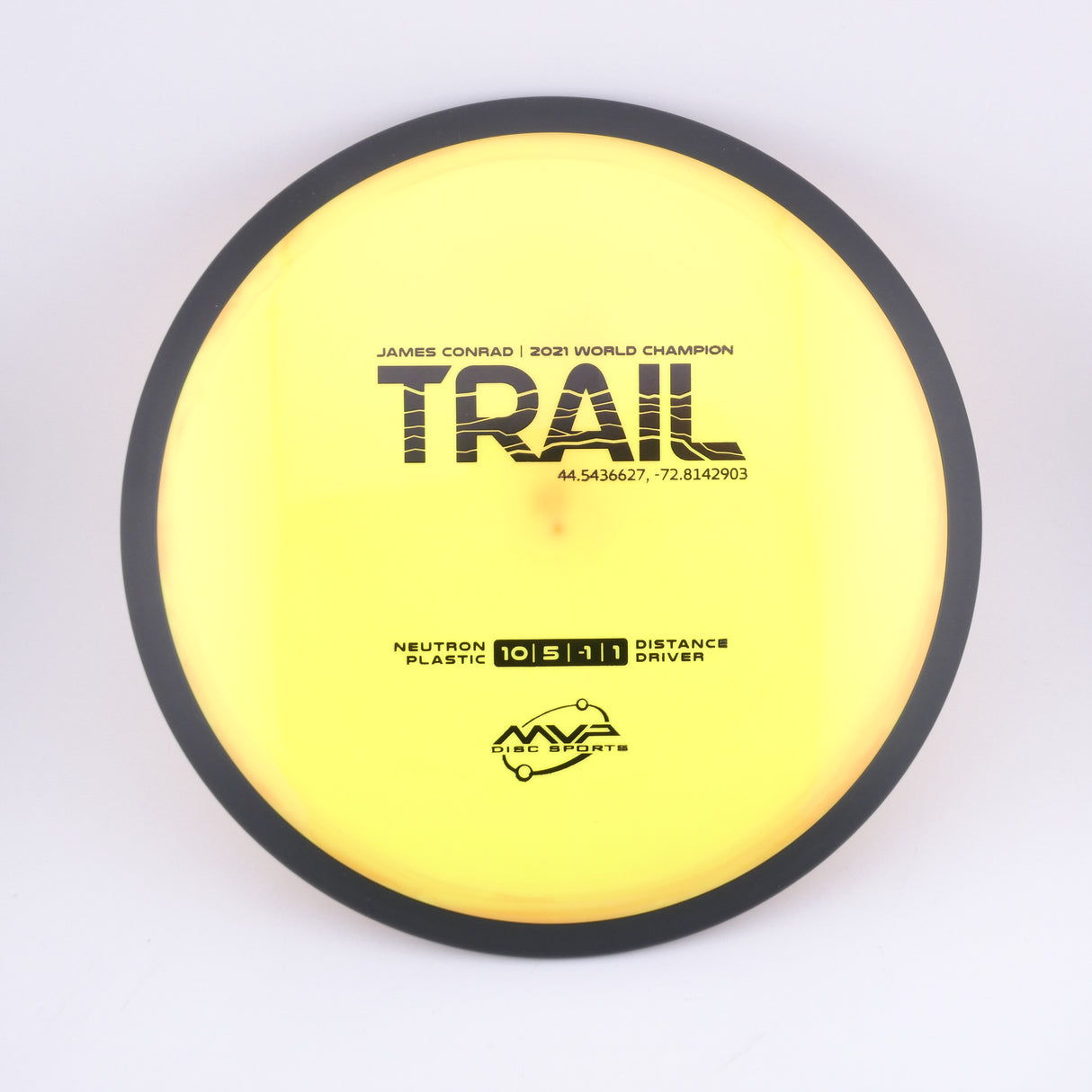 MVP Neutron Trail 170-175g slightly understable distance driver disc golf disc