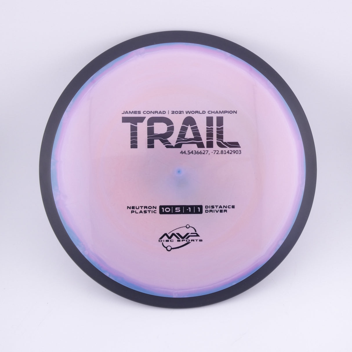 MVP Neutron Trail 170-175g slightly understable distance driver disc golf disc