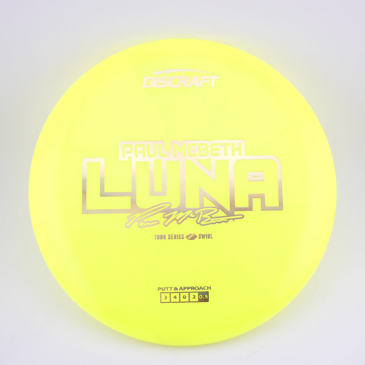 2025 Paul McBeth Tour Series Luna stable putt & approach disc disc golf disc