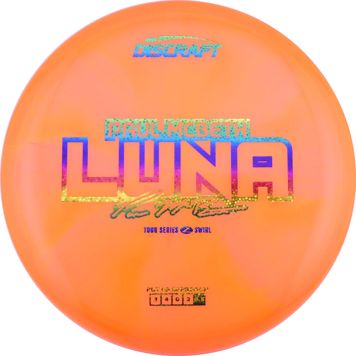 2025 Paul McBeth Tour Series Luna stable putt & approach disc disc golf disc