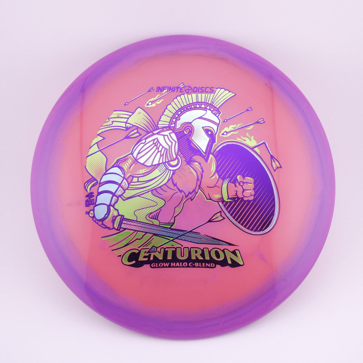Infinite Halo C-Blend Glow Centurion 160-165g stable control driver disc golf disc