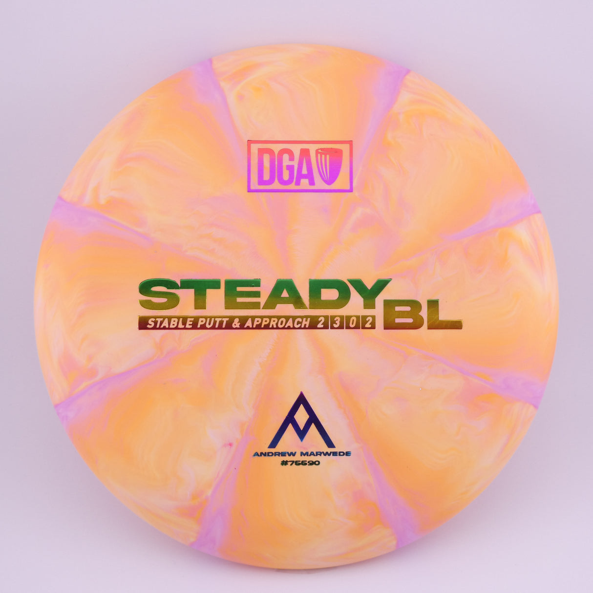 DGA Splatter Stone Steady BL 173-174g putt & approach disc disc golf disc