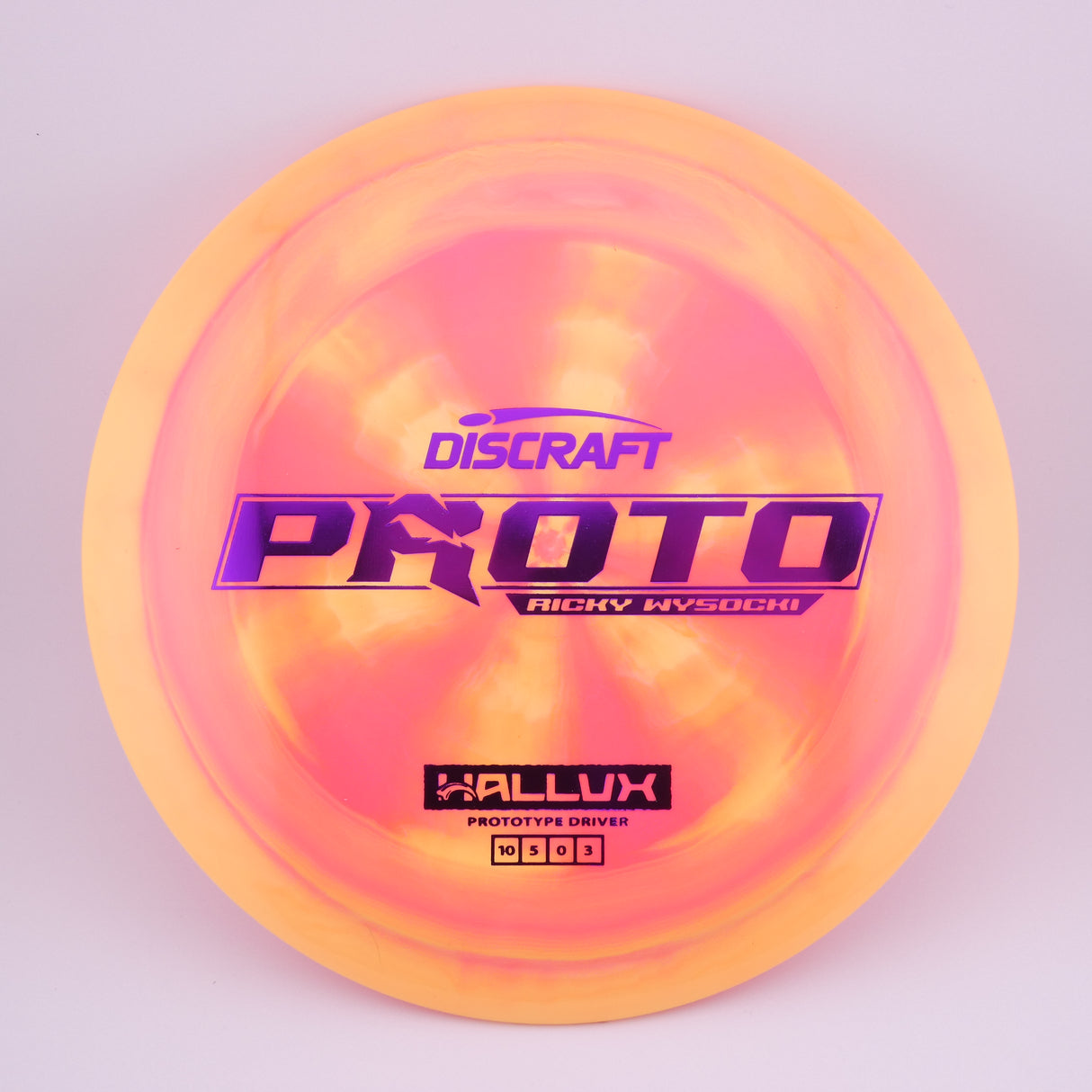 Discraft Ricky Wysocki Prototype Hallux overstable distance driver disc golf disc