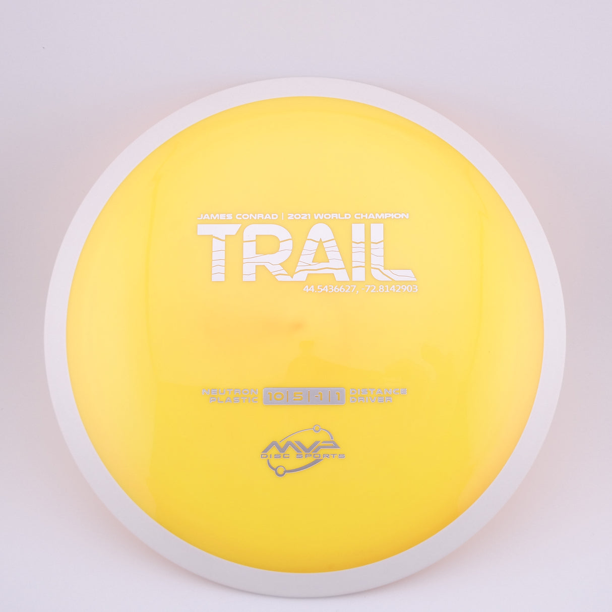 MVP Neutron Trail 170-175g slightly understable distance driver disc golf disc