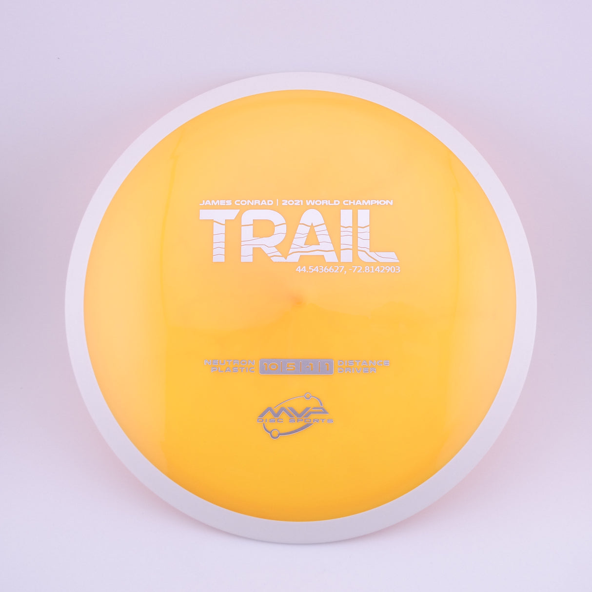 MVP Neutron Trail 170-175g slightly understable distance driver disc golf disc