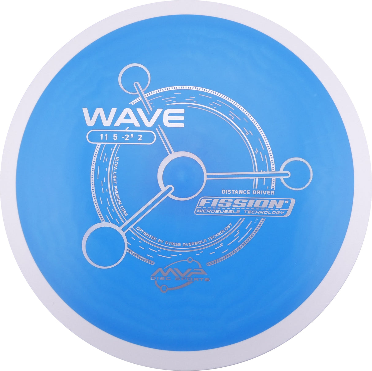 MVP Fission Wave 145-149g slightly understable distance driver disc golf disc