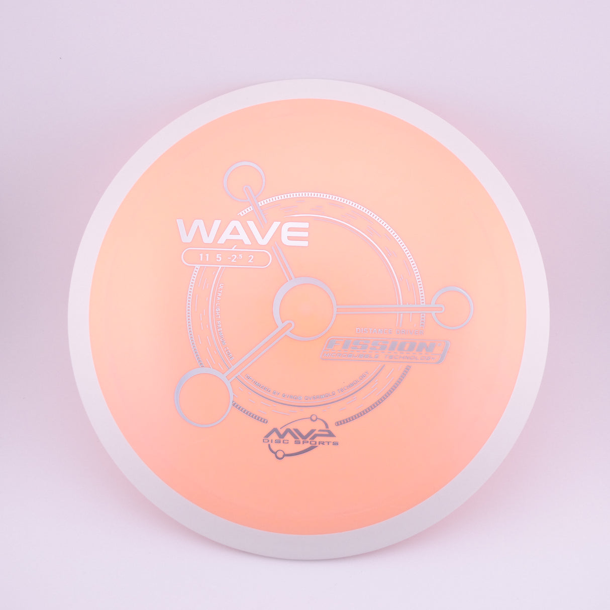 MVP Fission Wave 150-154g slightly understable distance driver disc golf disc