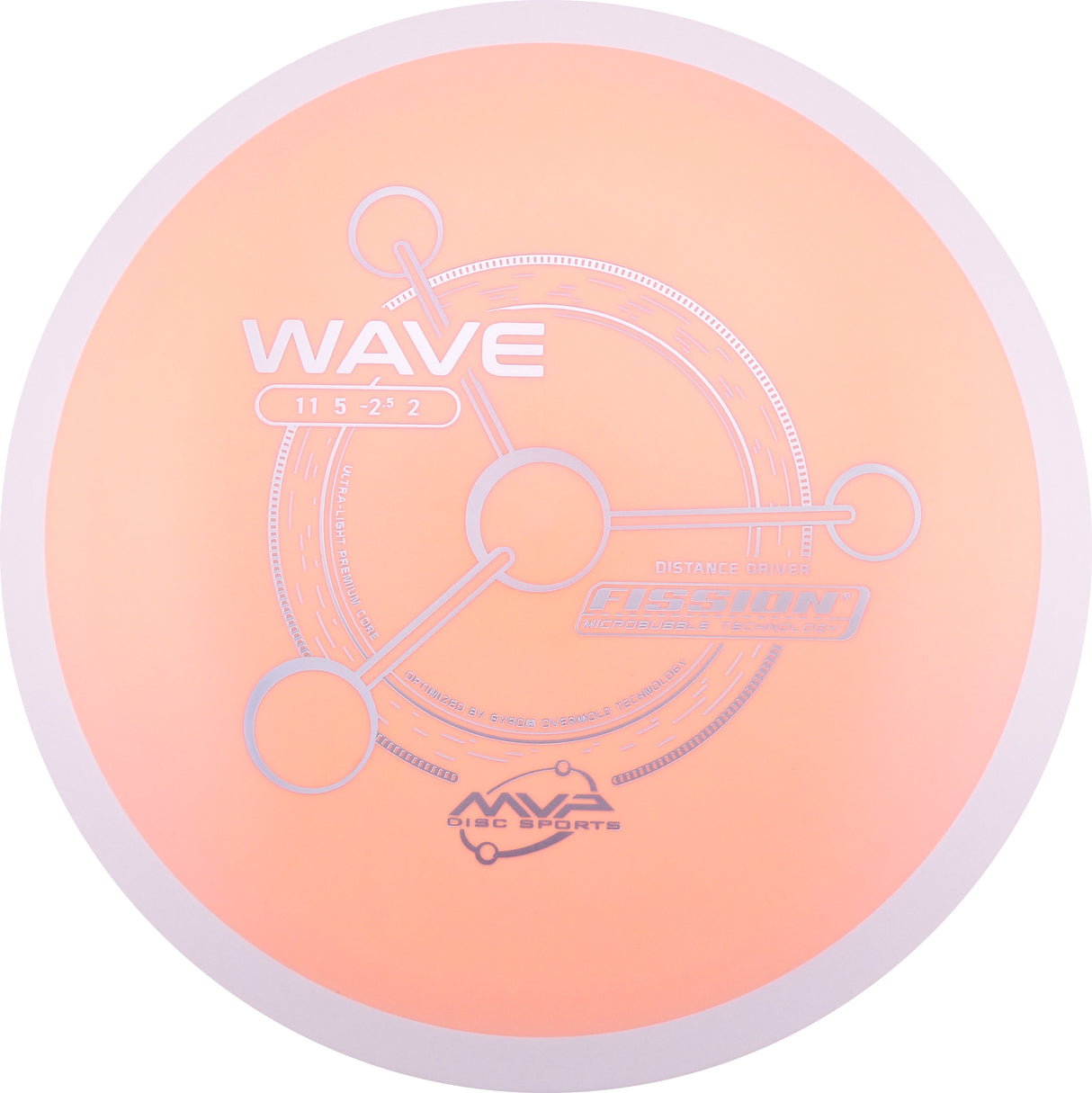 MVP Fission Wave 150-154g slightly understable distance driver disc golf disc