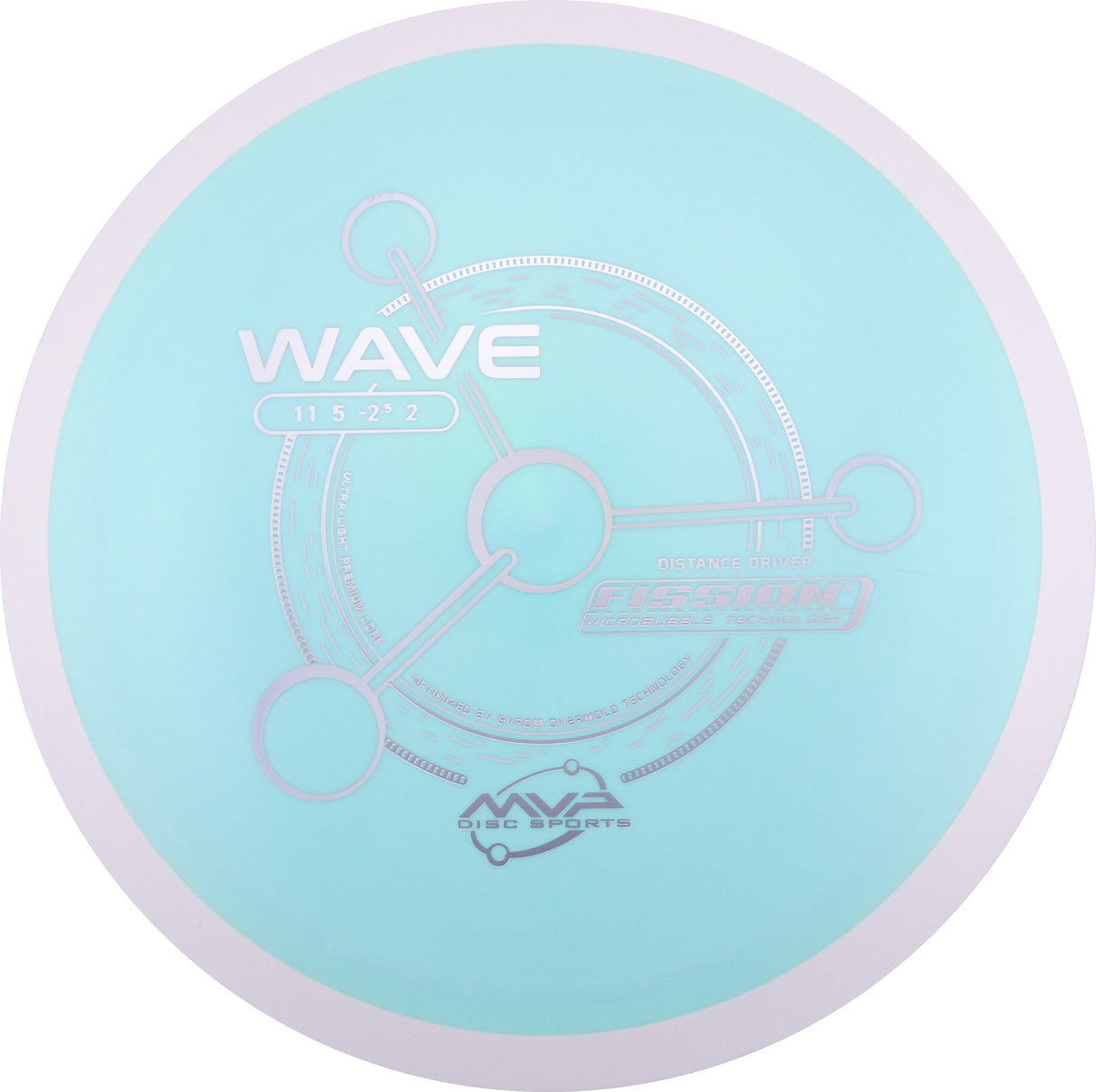 MVP Fission Wave 155-159g slightly understable distance driver disc golf disc