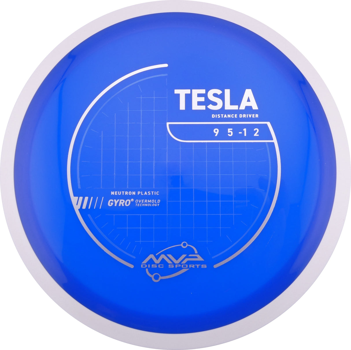 MVP Neutron Tesla 170-175g slightly overstable distance driver disc golf disc