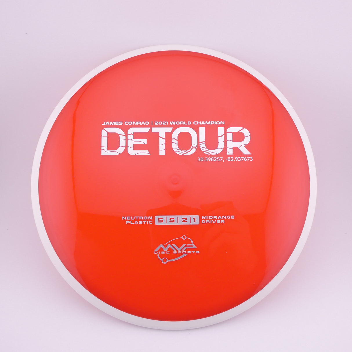 MVP Neutron Detour 170-175g stable midrange disc golf disc