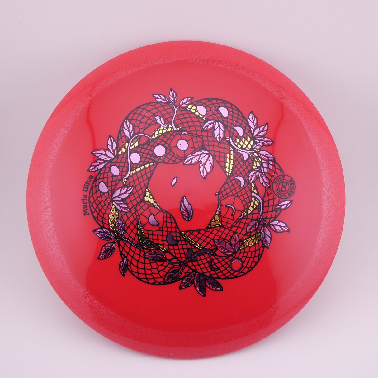 Infinite Signature S-Blend Emperor 166-169g - Maria Oliva 2026 Tour Series slightly overstable distance driver disc golf disc