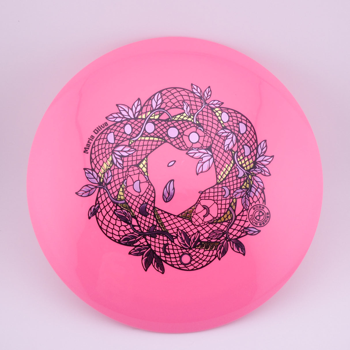 Infinite Signature S-Blend Emperor 173-176g - Maria Oliva 2026 Tour Series slightly overstable distance driver disc golf disc