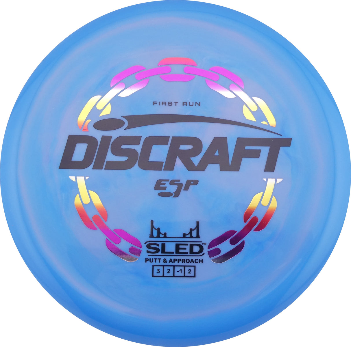 Discraft First Run ESP Swirl Sled 175-176g - Putt & Approach Disc